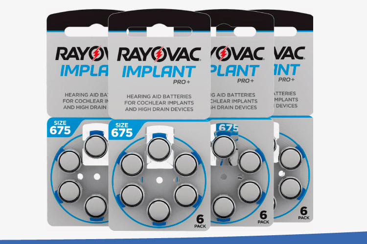 Rayovacs implantatbatteri Cochlear Implant Pro plus