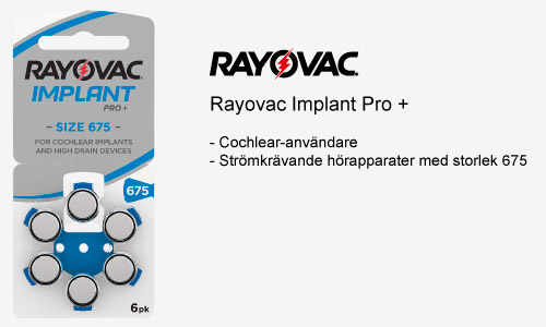 Rayovac Implant pro plus